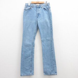 古着 ギャップ GAP ジーンズ レディース 00s ブーツカット コットン 紺 ネイビー デニム 25jan17 中古 ボトムス ジーパン Gパン ロング パ