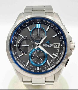 【1,000円スタート美品・保証残約2ヶ月あり】カシオ CASIO オシアナス OCEANUS OCW-T2600-1AJF クラシックライン