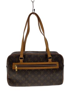 LOUIS VUITTON◆シテMM_モノグラム・キャンバス_BRW/PVC/BRW/総柄