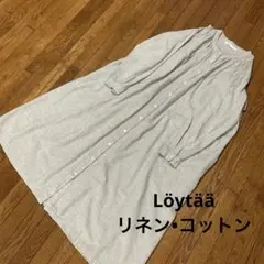 Löytää リネン•コットン シャツワンピース ♡