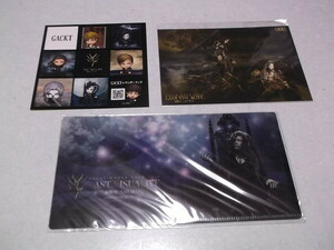 ☆　ガクト　Gackt　【　LAST VISUALIVE　ポストカード + シールシート + ミニファイル　】　未開封新品&美品♪