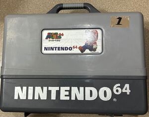 Nintendo64 収納ケース 収納ラック キャリーケース 収納ボックス BOX　任天堂 ニンテンドー64 N64 ジャンク品　部品取り等に