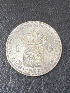 1939 オランダ 1ガルデン銀貨