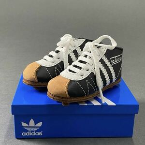 h2 adidas アディダス MINI REPLICA 1954 ミニチュアシューズ スニーカー ブラック レザー インテリア