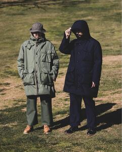 22AW Engineered Garments × Beams Plus Reversible Fur Coat Olive L エンジニアードガーメンツ ビームスプラス別注 リバーシブル