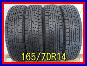 ■中古タイヤ■　165/70R14 81Q YOKOHAMA ice GUARD iG60 スペイド マーチ ソリオ等 冬タイヤ スタッドレス 激安 送料無料 A970