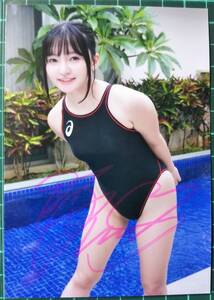 西永彩奈　競これ特典　直筆サイン生写真　美品　B1