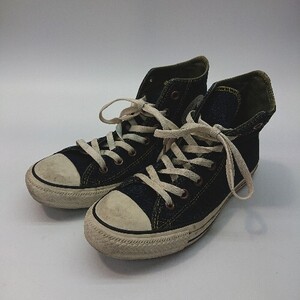 ◇ CONVERSE コンバース オールスター デニム ハイカット 1CK097 スニーカー シューズ 24.5ｃｍ インディゴ レディース E