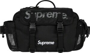 ★ 20SS Supreme シュプリーム Waist Bag ウエストバッグ ショルダーバッグ ボディーバッグ バッグ box logo ボックスロゴ ブラック黒/GGC