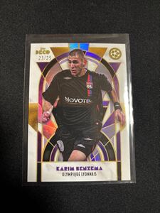 2024-25 topps deco カード　カリム　ベンゼマ　karim benzema 25シリアル　card Panini UEFA