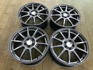 SSR TANABE GTV02 17インチ アルミホイール PCD100-5穴 7J+50 4本 中古 XV フォレスター 86 BRZ プリウス