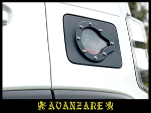 ≪AVANZARE≫ ハスラー (MR52／MR92) ☆ フューエルリッドカバー (強化ガラス製) 給油口カバー ／ 純正交換タイプ