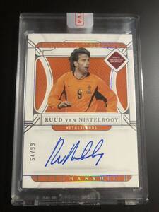 64/99 ルート ファンニステルローイ PANINI NATLONAL TREASURES RUUD VAN NISTELROOY NETHERLANDS PENMANSHIP 直筆サイン オンカード