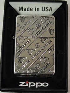 2016年製 Zippo Simon Carter（サイモンカーター）銀 SCP-030 新品 モノグラム London 送料無料