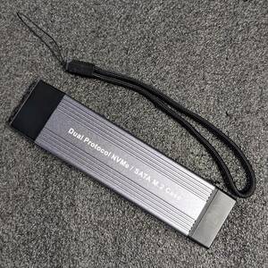 M.2 SSD用ポータブルケース [USB Type-C NVMe&SATA両対応]