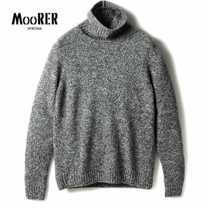 MOORER(ムーレー) / ウールカシミヤ混メランジブークレミドルゲージタートルネックニット(GORDON-US) [mor2450511-48]