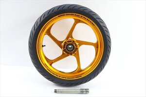 1円スタート:GSX1400[03社外前　GALESPEED　ゲイルスピード　タイプGP1S　フロントホイール]｝F