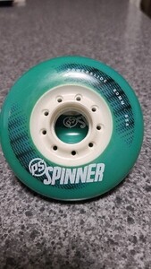 ■POWERSLIDE SPINNER★インラインスケートウィール 80mm/ 85A グリーン4個■未使用