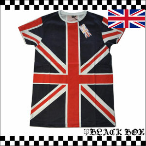 英国 インポート UnionJack ユニオンジャック 両面柄有 Tシャツ MODS モッズ SKINS スキンズ PUNK パンク oi UK GB ENGLAND イギリス XS