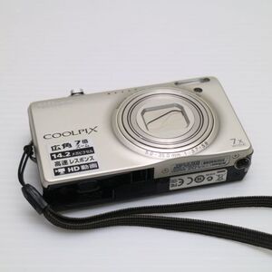 超美品 COOLPIX S6000 シャンパンシルバー 即日発送 Nikon デジカメ デジタルカメラ 本体 あすつく 土日祝発送OK