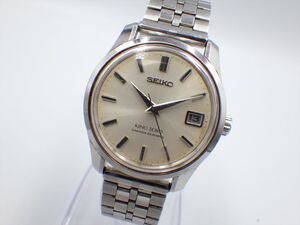 28410Bg【1円スタート】SEIKO セイコー 稼動品 4402-8000 KING SEIKO キングセイコー デイト メンズ 時計 手巻き ケース35mm