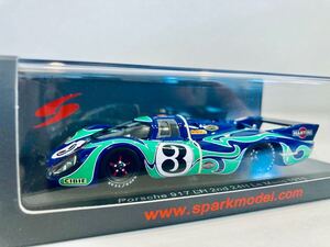 【送料無料】1/43 Spark Porsche ポルシェ 917 LH G.Larrousse-W.Kauhsen 2nd Le Mans 1970