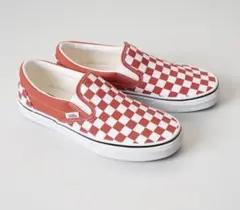 VANS スリッポン 赤チェッカー