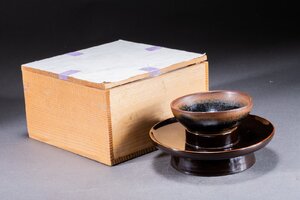 【華】某有名収集家買取品 宋時代物 中国伝来 天目盞 茶煎道具 当時物 古美術 骨董品A240100033-PQQ