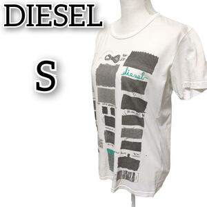 DIESEL【S】 Tシャツ トップス 古着 ダメージ ヴィンテージ レトロ