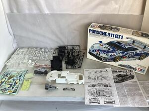 【H0609】 TAMIYA タミヤ スポーツカーシリーズ NO.186 プラモデル 未組立 24スケール　ポルシェ911GT1 フルディスプレイモデル　取扱説明