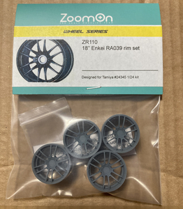 ZoomOn:ZR110 1/24 18インチ エンケイ RA039 リム セットZR110(AMG GT3 グッドスマイル2020 等)