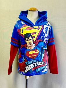 DC Comics Superman Hoodie Size 7 (110-120)