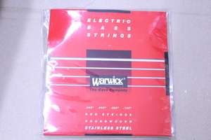 【数量限定・旧パッケージ】WARWICK(ワーウィック) / 42200 RED Strings Medium 045/105 エレキベース弦 4弦セットステンレス