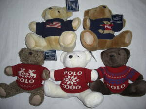 新品 DS 1996 / 1997 / 1998 / 1999 / 2000 POLO RALPH LAUREN ラルフローレン TEDDY BEAR ポロベア