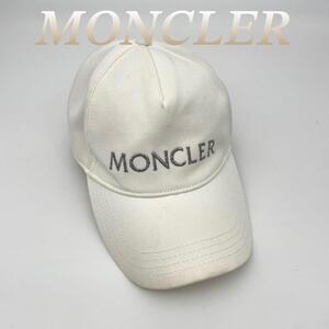 MONCLER キャップ ラメロゴ ホワイト 61024