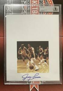 2020 LEAF 8"X10" AUTOGRAPHED PHOTO EDITION 直筆サイン入り写真 ベケットBASケースに封入 JERRY LUCAS