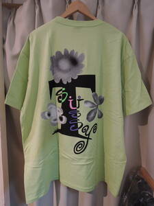 STUSSY ステューシー Acid Flowers Tee Tea XLサイズ 最新人気 フォトモチーフ ZOZOTOWN 公式HP 完売 送料\230~　値下げしました！