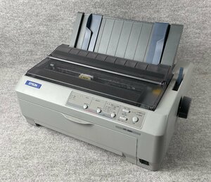 M◆EPSON(エプソン)/ドットインパクトプリンタ/VP-880/パラレル・USB/用紙ガイド(後)・中古リボン付き/印字良好(5