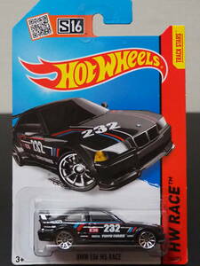 HOT WHeeLs BMW E36 M3 RACE CAR GOOD YEAR 黒 ビーエム エムスリー ミニカー フルエアロ CUSTOM オバフェン レース仕様 ホットウィール