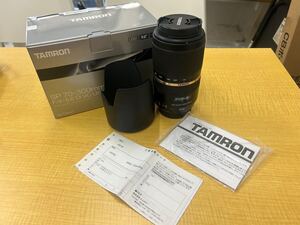 SE【長期保管品】 TAMRON タムロン カメラレンズ SP 70-300mm F/4-5.6 for Canon VC