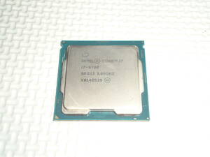 CPU Intel Core i7 9700 3.0GHz FCLGA1151　