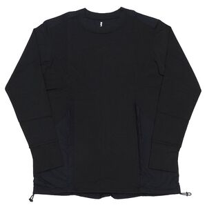 G04266 新品 22SS RIPVANWINKLE/クライミング L/S Tシャツ 【サイズ：M】 ブラック/ネイビー RW-418 リップヴァンウインクル 