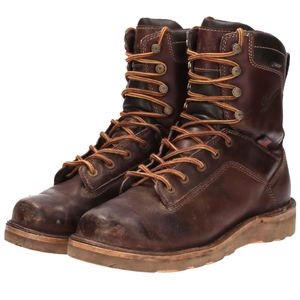 古着 ダナー DANNER 17327 QUARRY USA 8 BRN WEDGE GORE-TEX ワークブーツ USA製 10 メンズ28.0cm相当 /saa011505