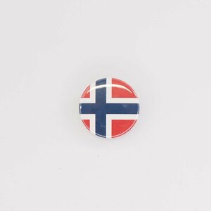 Button badge 25mm Norwegian flag 缶バッジ ノルウェー国旗柄 Vespa Lambretta ベスパ ランブレッタ 50S 100 et3 GTR RALLY PX200E 160GS