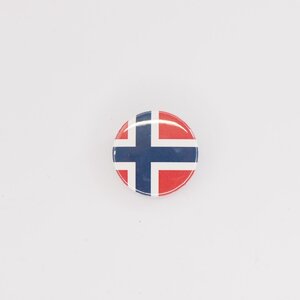 Button badge 25mm Norwegian flag 缶バッジ ノルウェー国旗柄 Vespa Lambretta ベスパ ランブレッタ 50S 100 et3 GTR RALLY PX200E 160GS