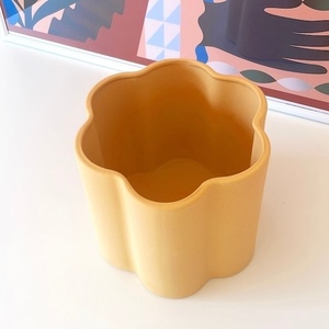 新品即決☆ceramic pot FARM Miluse14Y鉢カバー☆おしゃれかわいいもくもくモダン