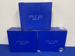 ジャンク 動作未確認 ソニー SONY PlayStation 2 PS2 厚型 初期型 (18000/30000/39000) 箱入り 3台 セット　　　C1