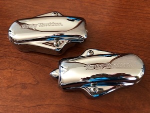 ハーレー純正アクセサリー リアアクスルカバー 廃盤 希少品　メッキ　クローム Chrome ソフテイル Softail