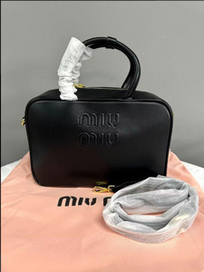 MIU MIU ミュウミュウボウリングバッグ ハンドバッグ miu miu コニャック #2461728