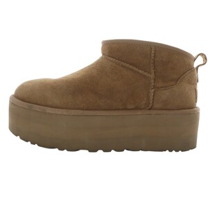 アグ オーストラリア UGG australia Classic Ultra Mini Platform ムートンブーツ ショート 25cm 茶色 ブラウン 1135092 /SR32 レディース